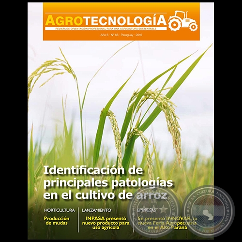 AGROTECNOLOGA Revista - AO 6 - NMERO 66 - AO 2016 - PARAGUAY